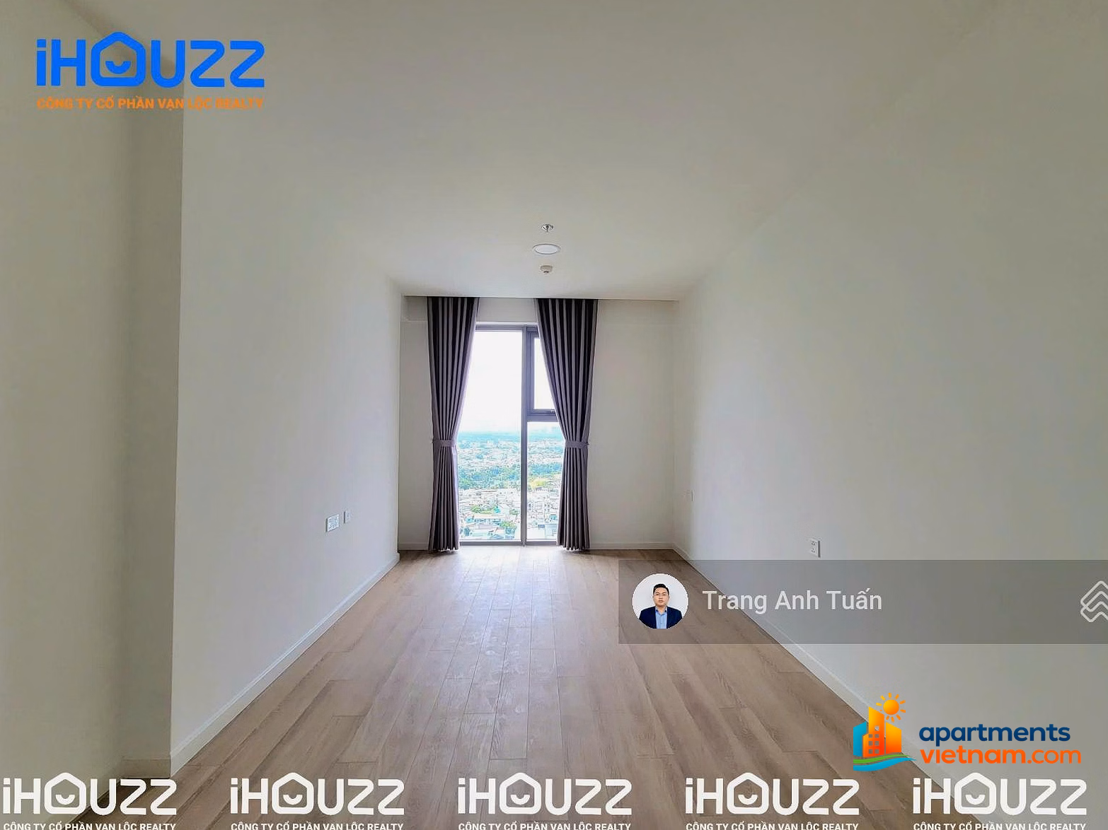 1 apartment with 2 bedrooms 84m2 - price 12.5 million/month - furnished - Van Phuc view + LK81 swimming pool right away