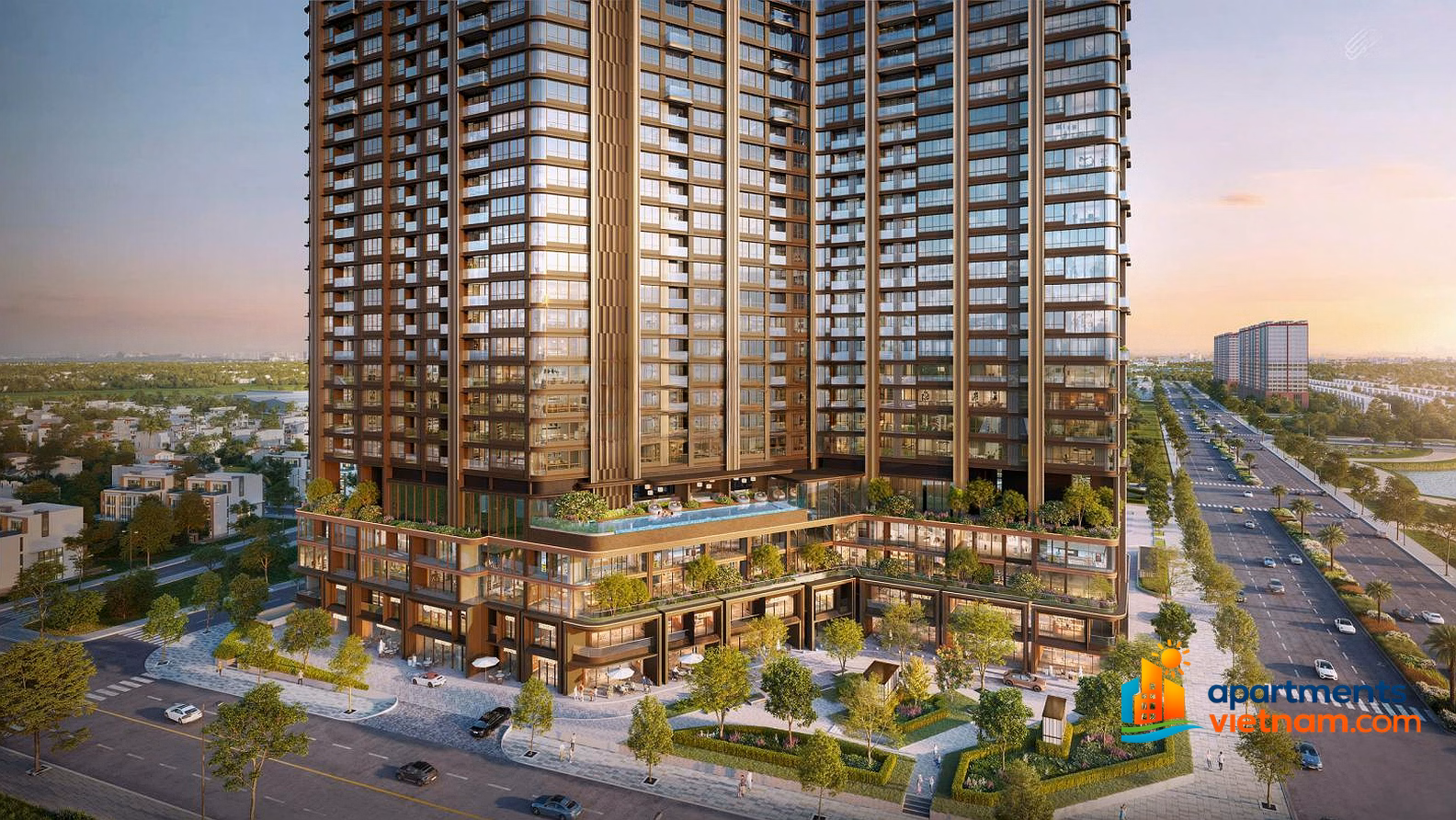 EXCLUSIVE 3N APARTMENT 110m2 MIDDLE FLOOR VIEW OF THE RED RIVER PRIVATE ELEVATOR, DIRECT TO INVESTOR, EARLY BOOKING PROMOTION