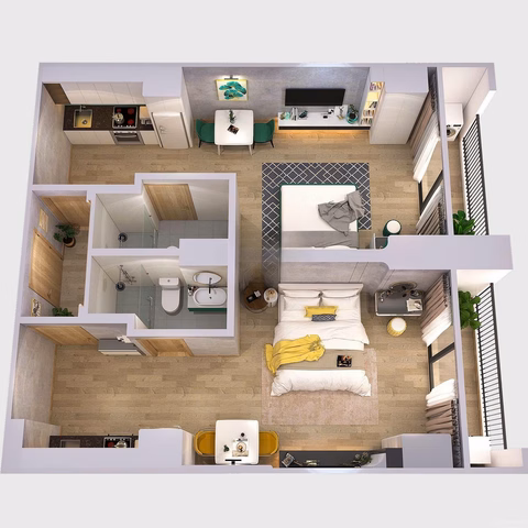 Dualkey apartment for sale with view of Van Quan lake
