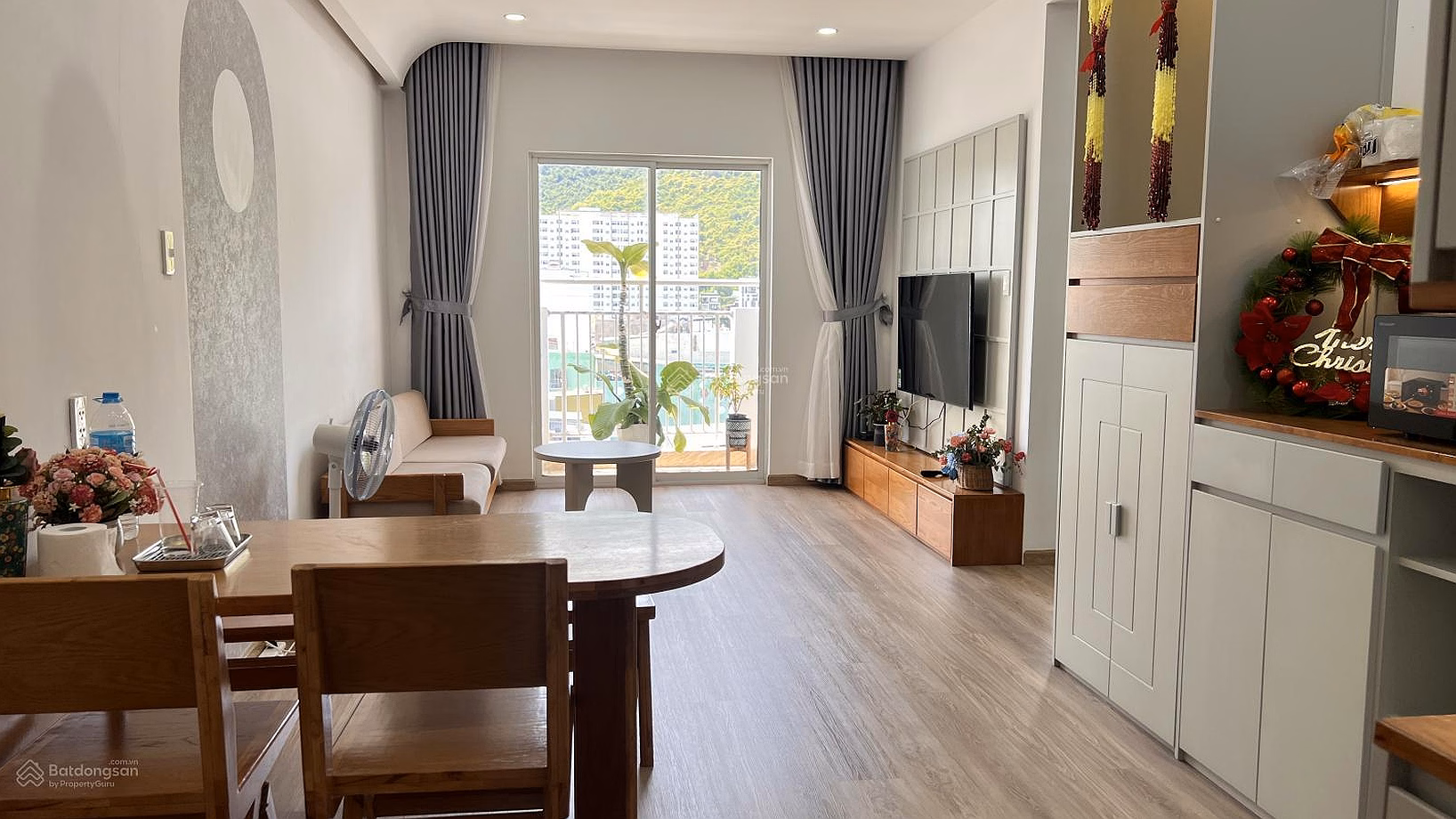 Apartment for rent 2 bedrooms, 65m2 in Area B1 Hoang Quan Apartment, North Nha Trang