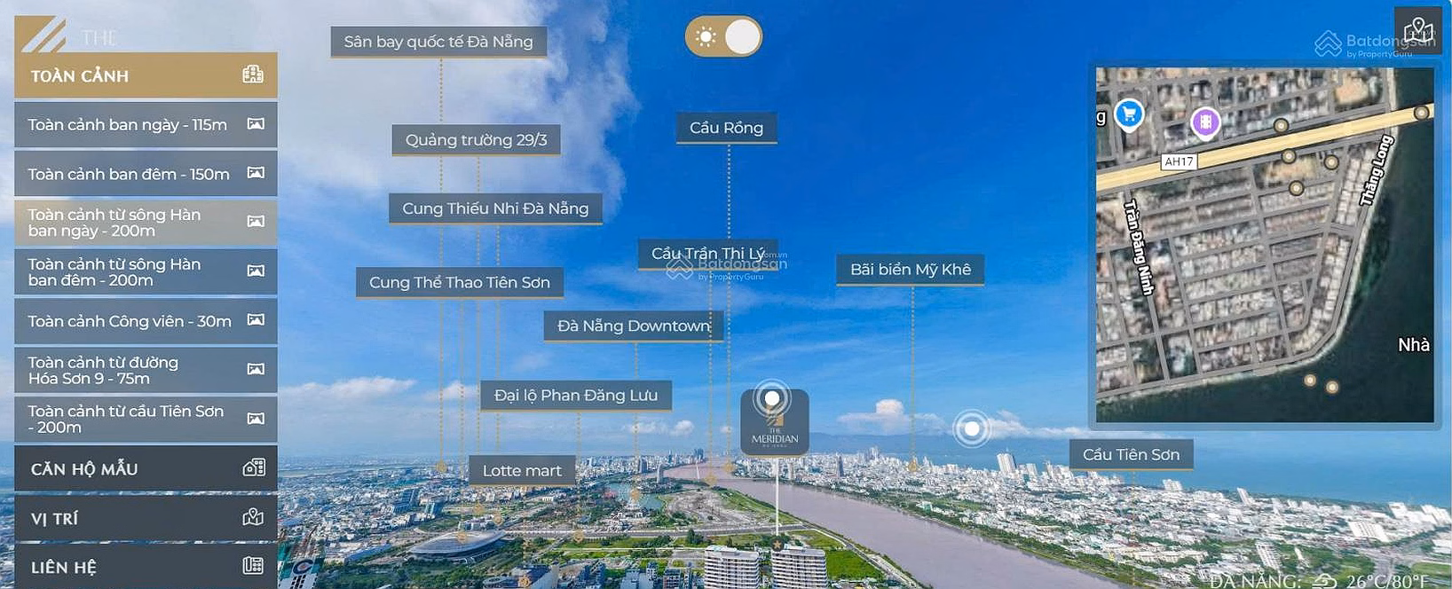 1PN+ Apartment M2.18.21 at The Meridian Da Nang – River & Fireworks View