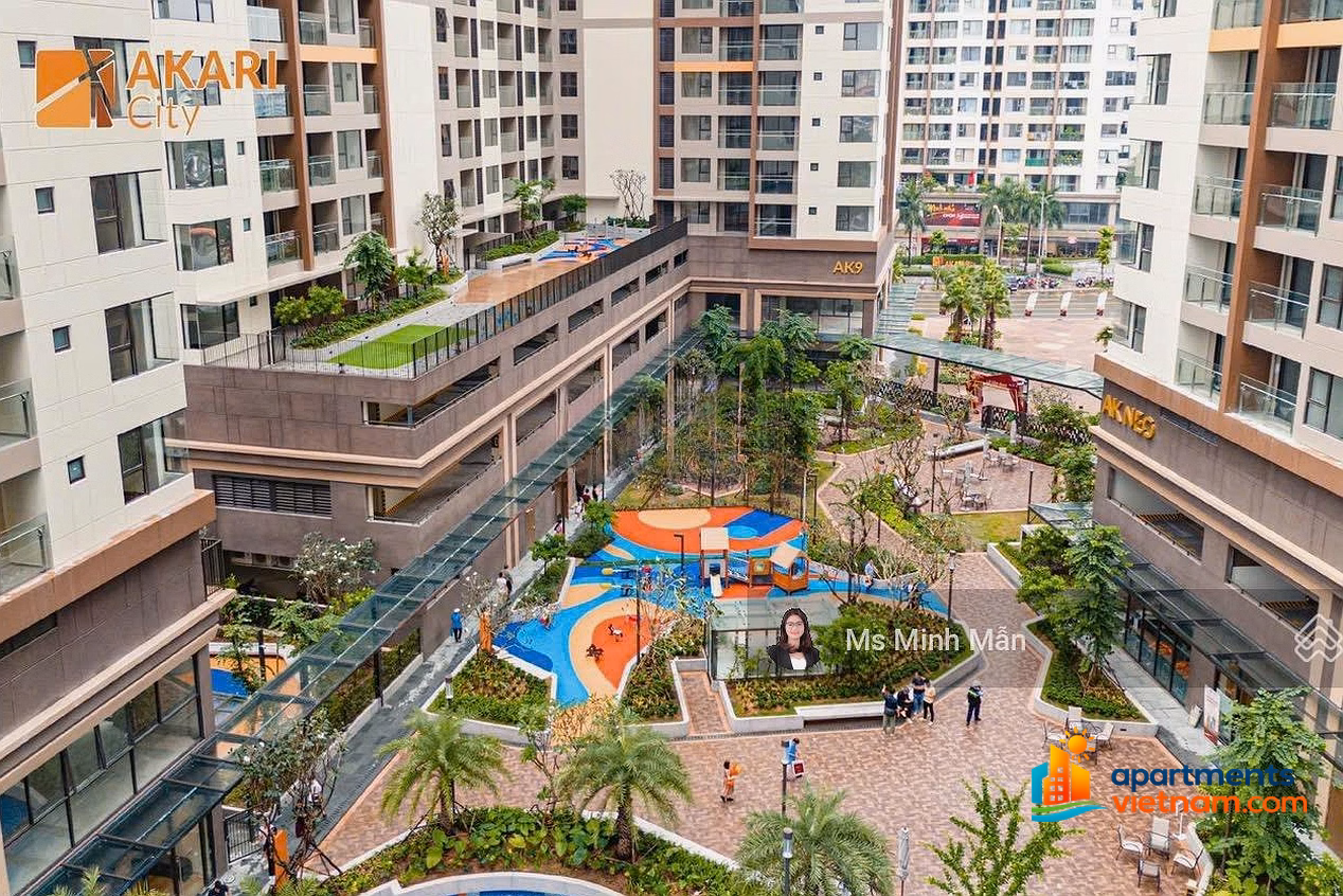 Akari City Vo Van Kiet apartment for sale, fully furnished, has pink book for investment for rent with real cash flow