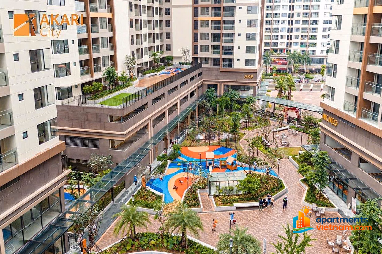 Akari City apartment for sale, 2 bedroom apartment 61m2 in Binh Tan, with pink book ready to be notarized for immediate transfer