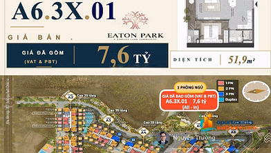 Luxury Apartment for Sale at Eaton Park A1.24.**