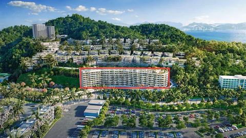 Sea view apartment from 3 billion, 44m2, stunningly beautiful in Tran Phu, Nha Trang