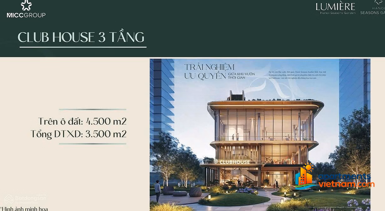 Ms. Trang updated the full budget of Lumier Hanoi Season Garden apartment line 1-2-3-4 bedrooms