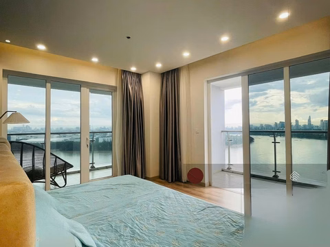 Real pictures (attached) | 4 bedrooms with river view | Full | Area 250m2 | Price 100 million