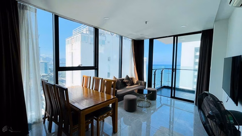 Corner apartment with sea view 93m² (2 bedrooms) Maple large balcony, high floor