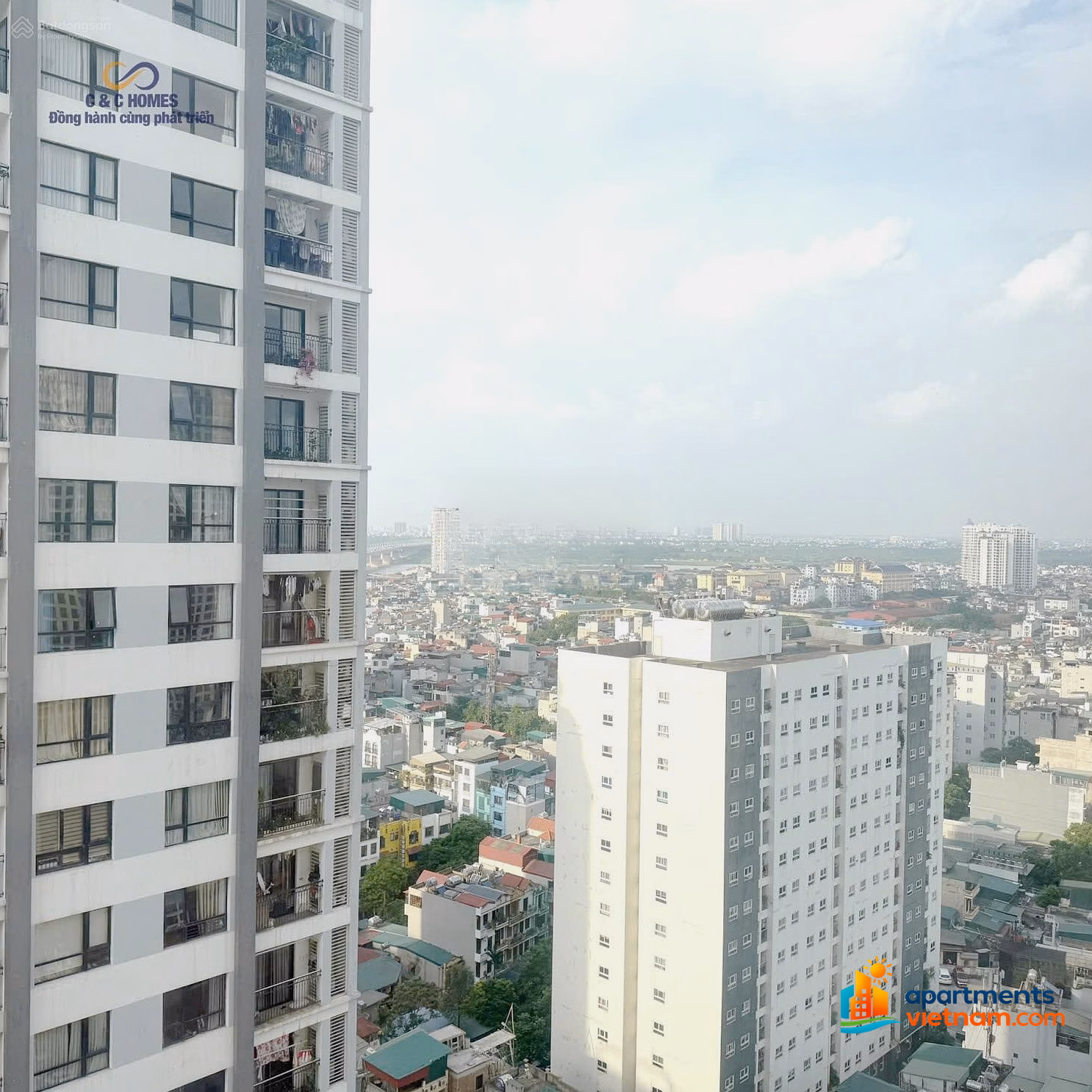 Good price apartment for rent - 2 bedrooms 75m² - with car slot - fully furnished*** Em Thach