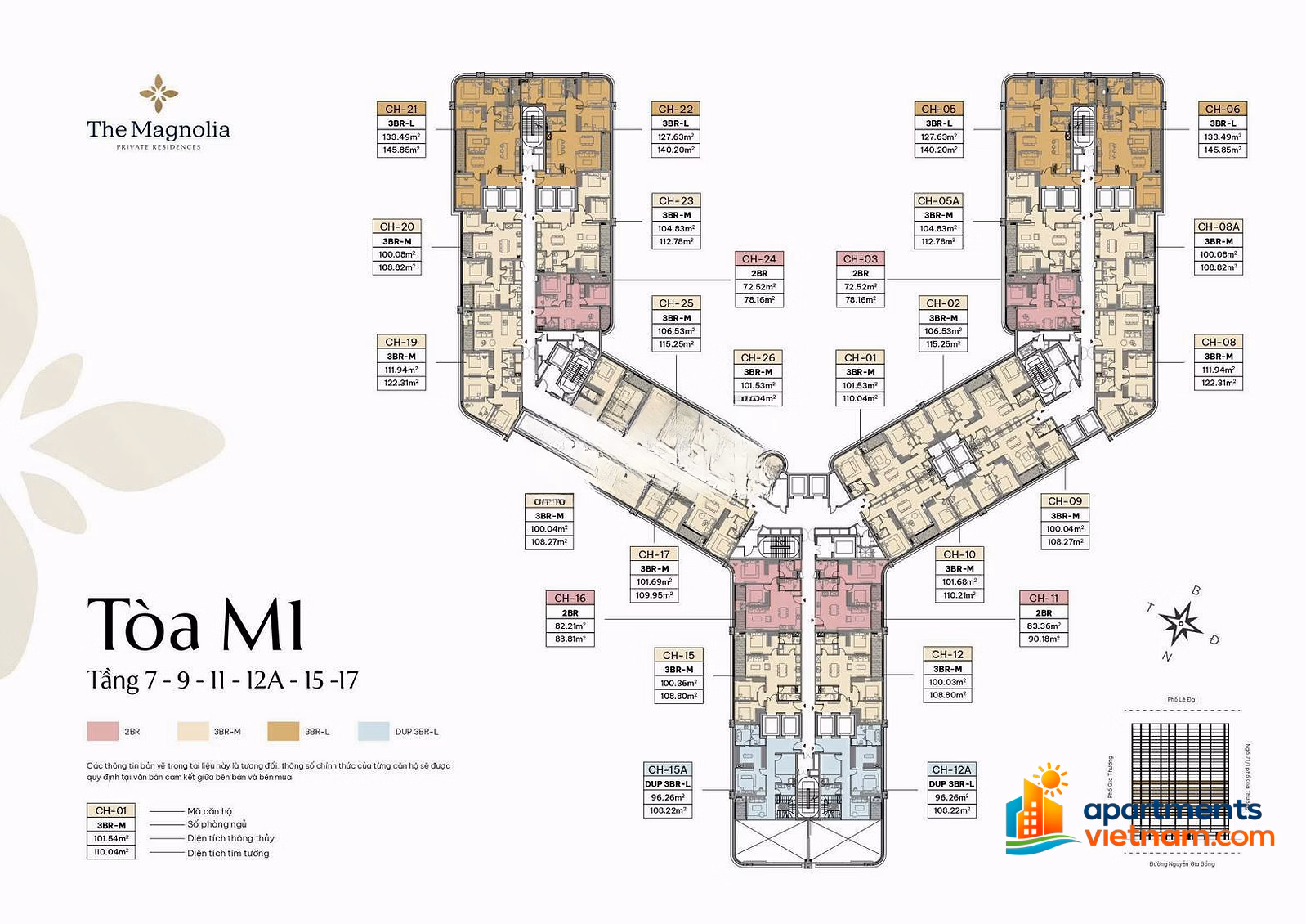 Open for sale apartment opposite Ngoc Thuy Park - There is a private elevator for each apartment