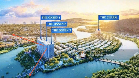 2 bedroom apartment with view of Festival Island fireworks, exclusive price F0 at The Onsen 3, Charmora City