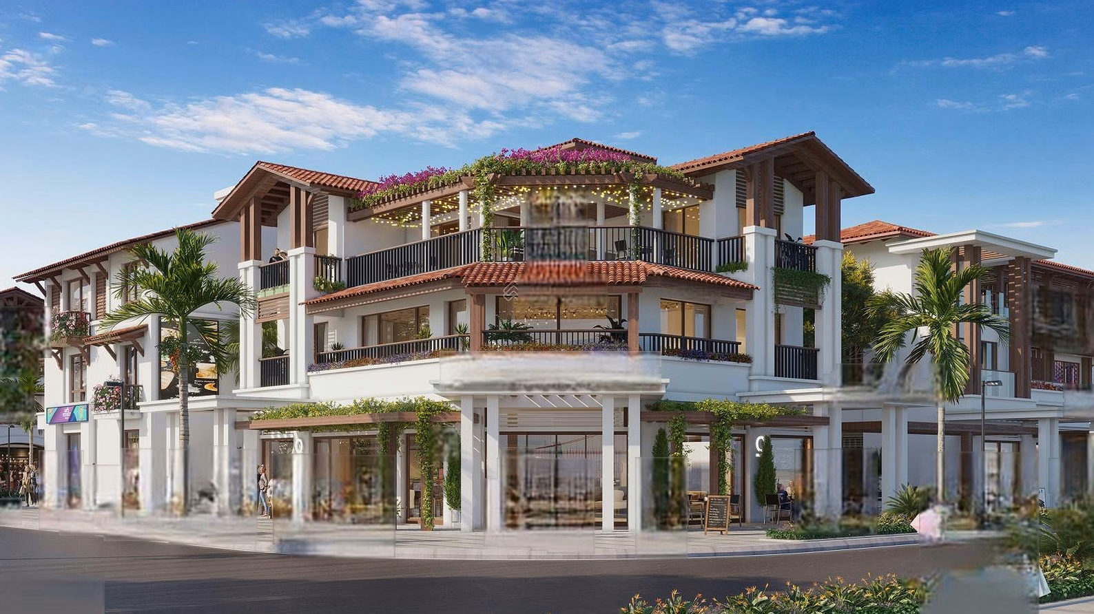 Corner apartment with red book available on 2 fronts, 349.7m2 of floor space at Sun Symphony project, price 45,711 billion