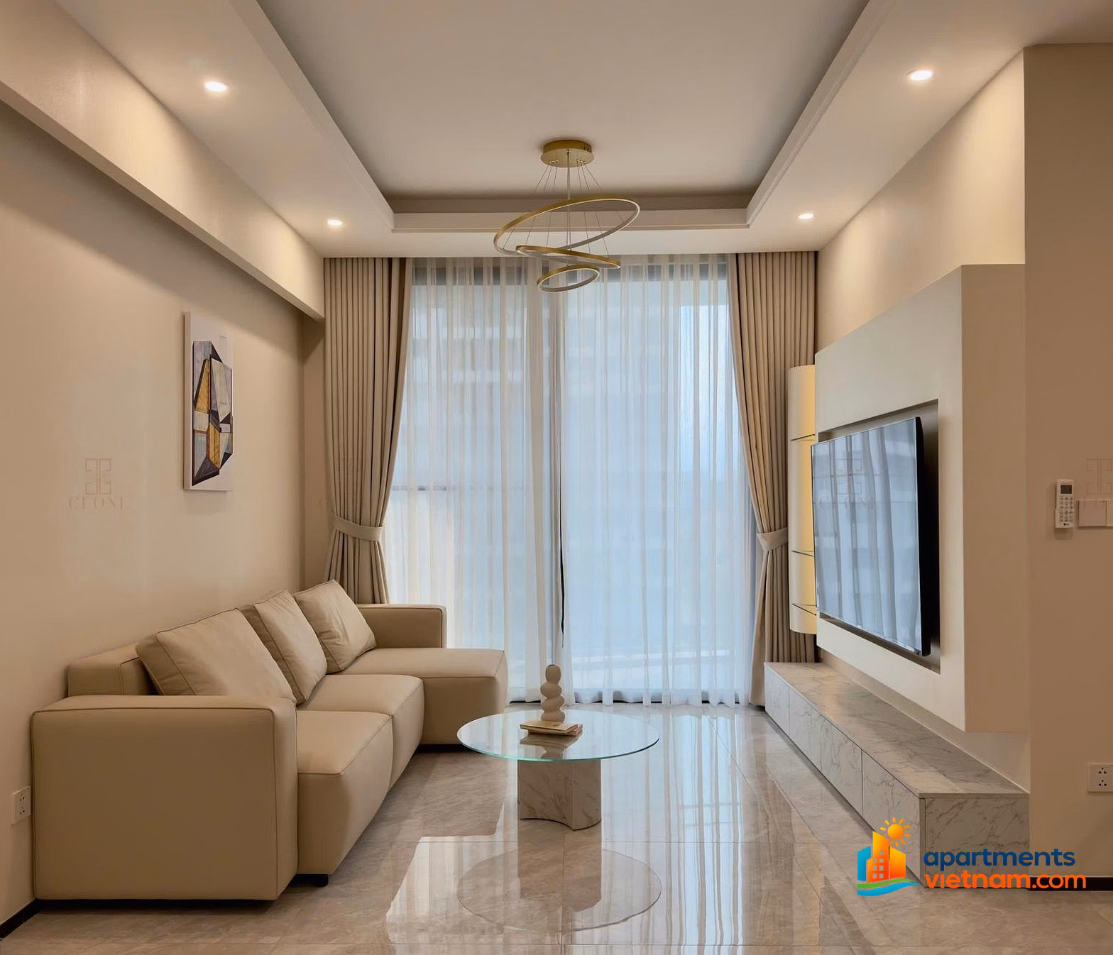 The Aurora Phu My Hung apartment for rent, 27 million, 70m2, 2 bedrooms, 2 bathrooms, preferential price Contact: 0352 390 ***