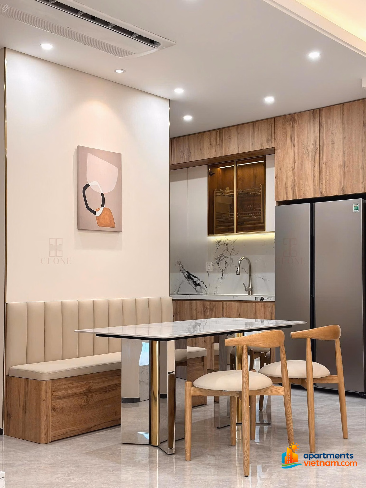 The Aurora Phu My Hung apartment for rent, 27 million, 70m2, 2 bedrooms, 2 bathrooms, preferential price***