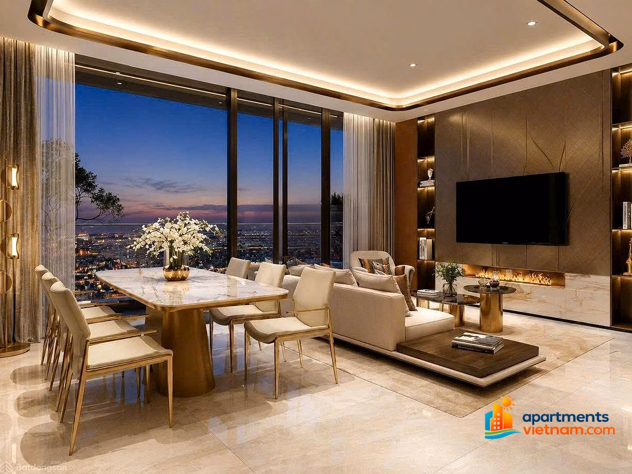 District 2 front apartment, diplomatic rate, 15% payment, 12 months free service