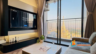 The owner leases Vinaconex 1 apartment, 289A Khuat Duy Tien. 207 m2, 4 bedrooms, 3 bathrooms, fully furnished. 23 million/month
