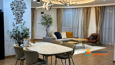 The owner leases Vinaconex 1 apartment, 289A Khuat Duy Tien. 207 m2, 4 bedrooms, 3 bathrooms, fully furnished. 23 million/month