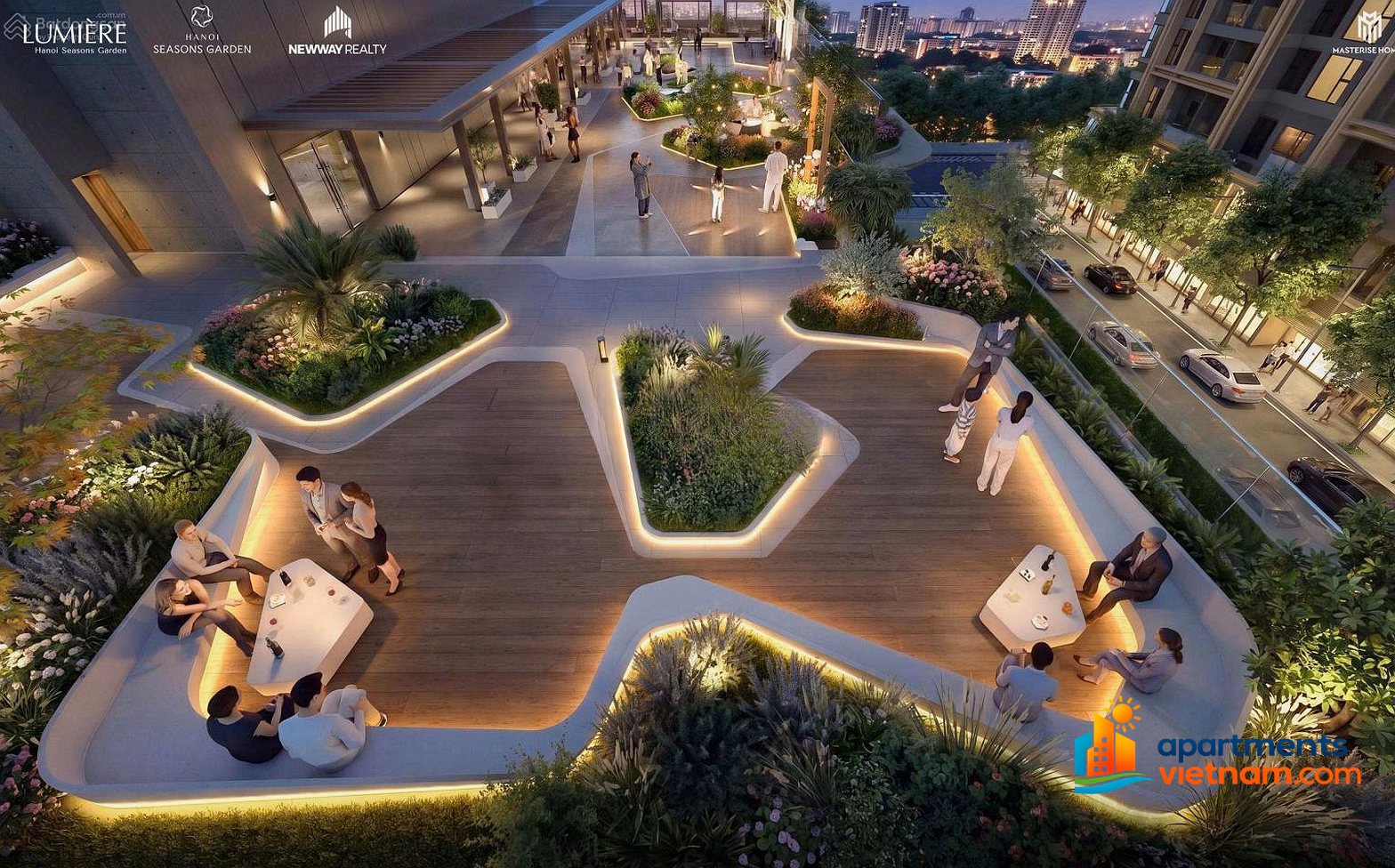 Lumière Hanoi Seasons Garden Hoang Long specializes in 2-bedroom apartments at attractive prices 0987 253 ***
