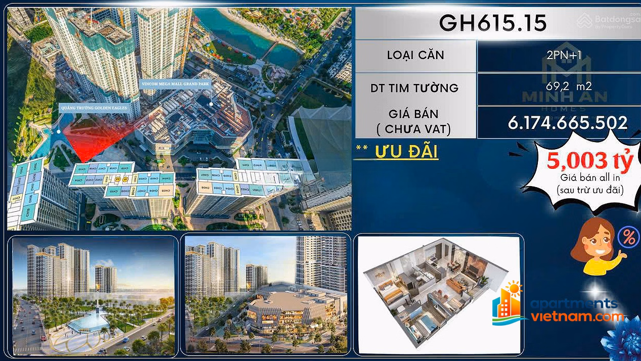 Shopping cart Vinhomes Grand Park District 9, good price, 70% interest-free loan, get house immediately***