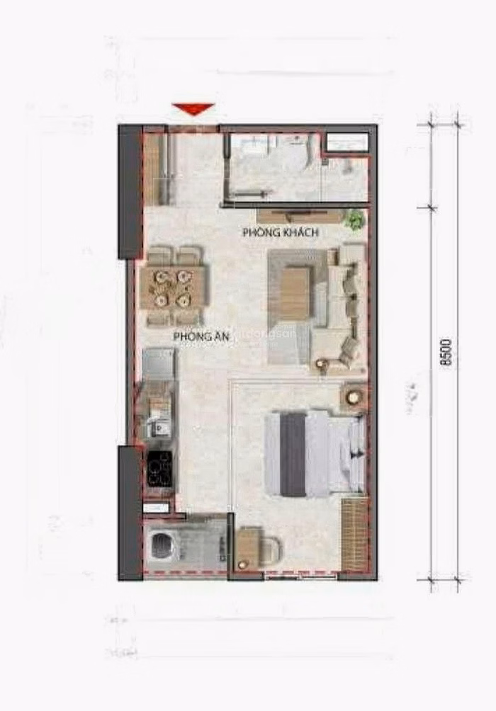Selling 35m2 studio apartment on Gia Quat street, Long Bien, Hanoi