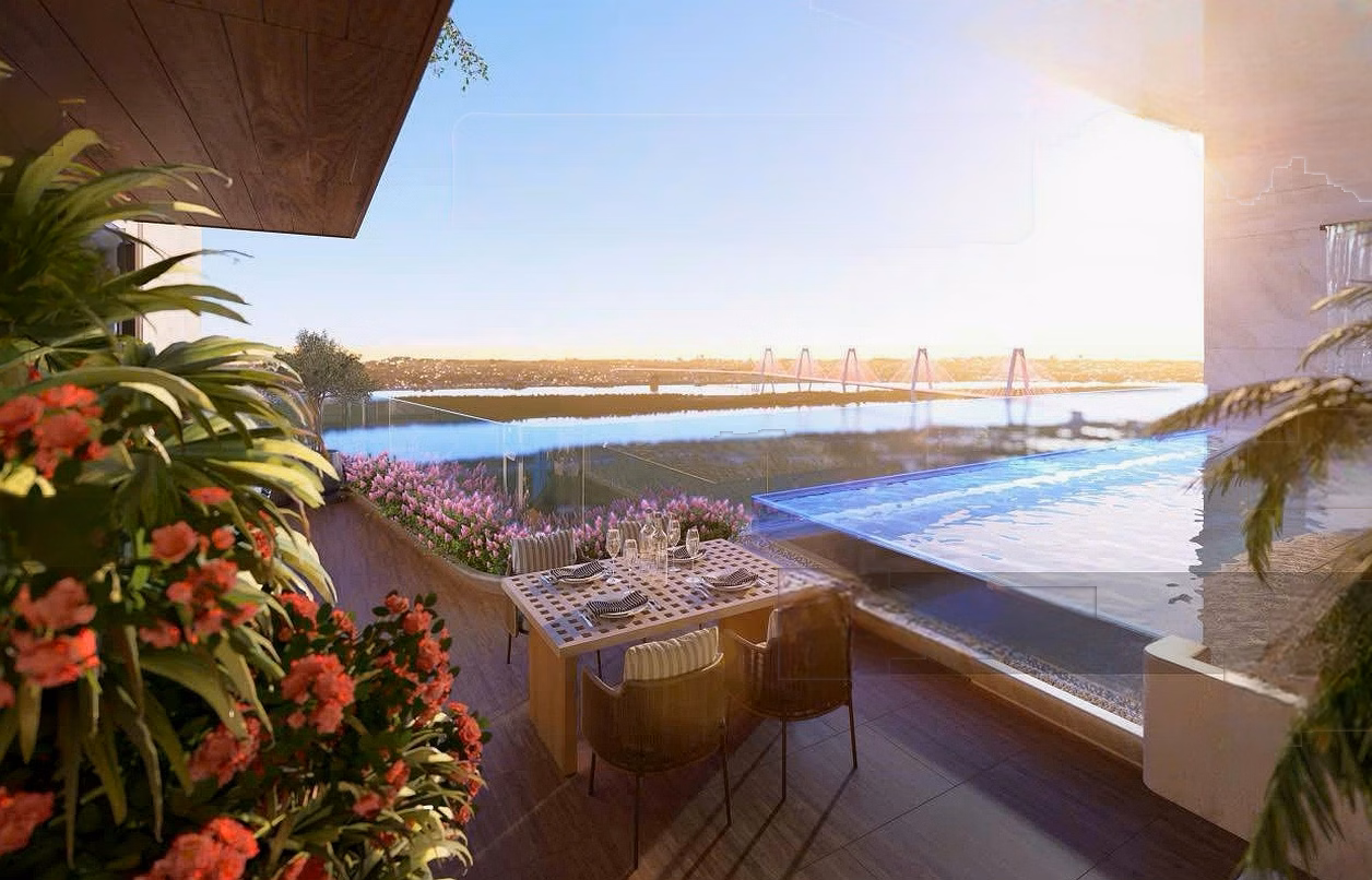 One of the few super VVIP Penthouses in the garden at Noble Crystal Tay Ho, contact PKD 0904 859 ***
