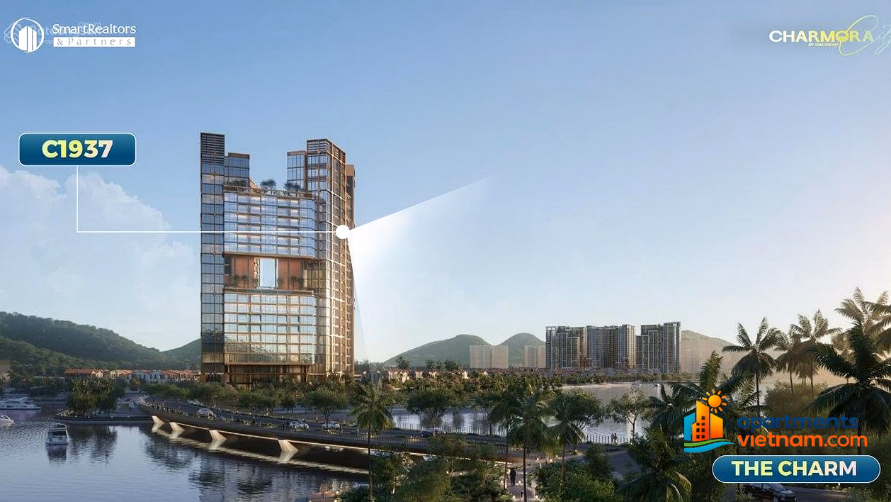 1-bedroom apartment+ Charmora building with view of Tac river - beautiful middle floor worth only 4 billion VND