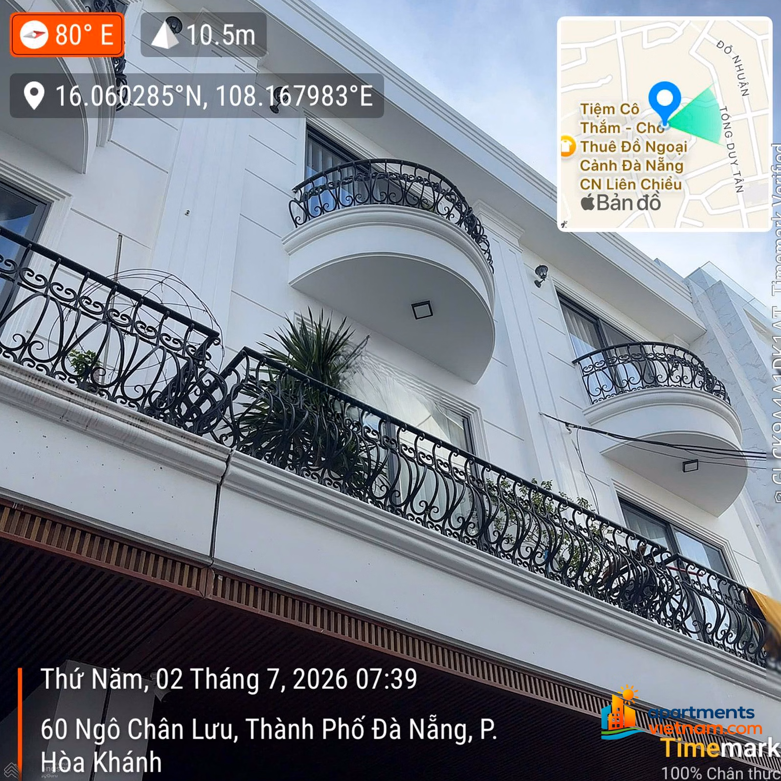 Ngo Chan Luu masterpiece house for sale a few steps from the main road