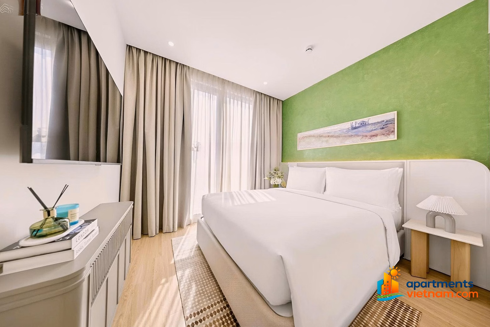 Rare! Beautiful 2-bedroom apartment with Tac river view located in Sun's ecosystem