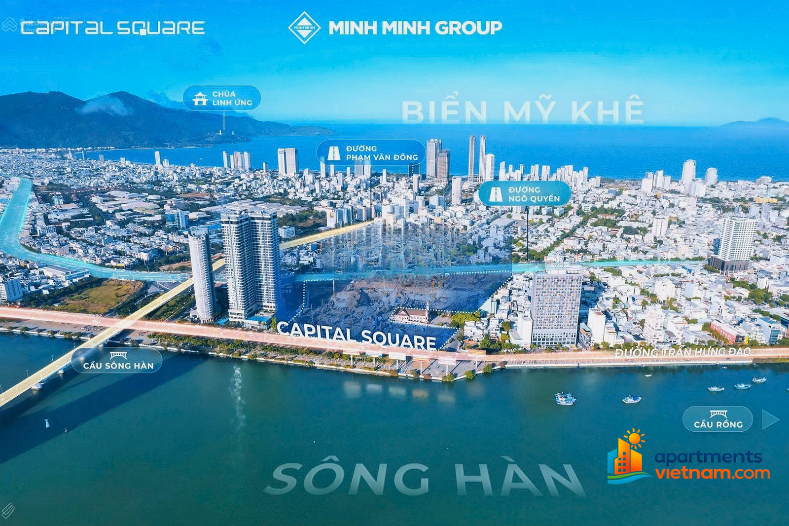 Capital Square Da Nang owns apartments along the Han River, a new investment focus