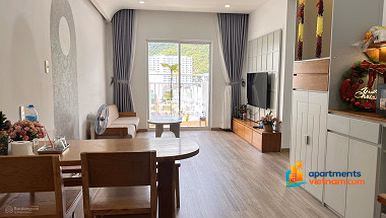 Apartment for rent with sea view at Muong Thanh 60 Tran Phu
