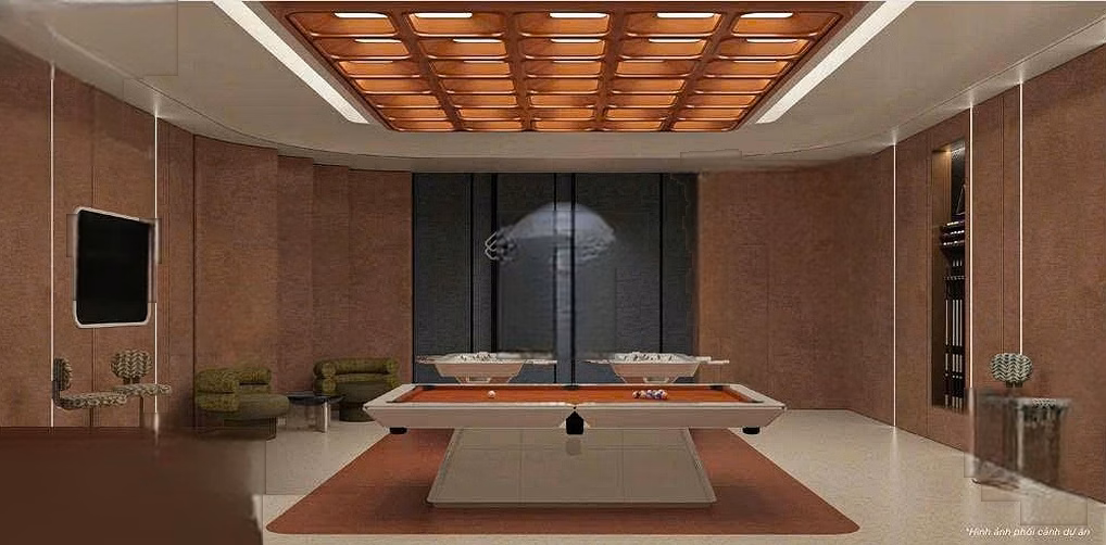 Internal capacity of Vlasta Premier apartment 05-06 1 bedroom Block A, pool view, Q1 view, price only 4 billion