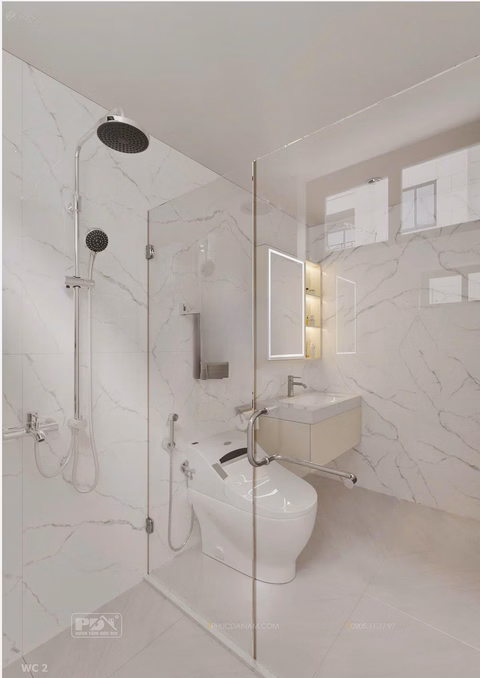 Apartment facing the Han River, 100% new, high-class furniture,