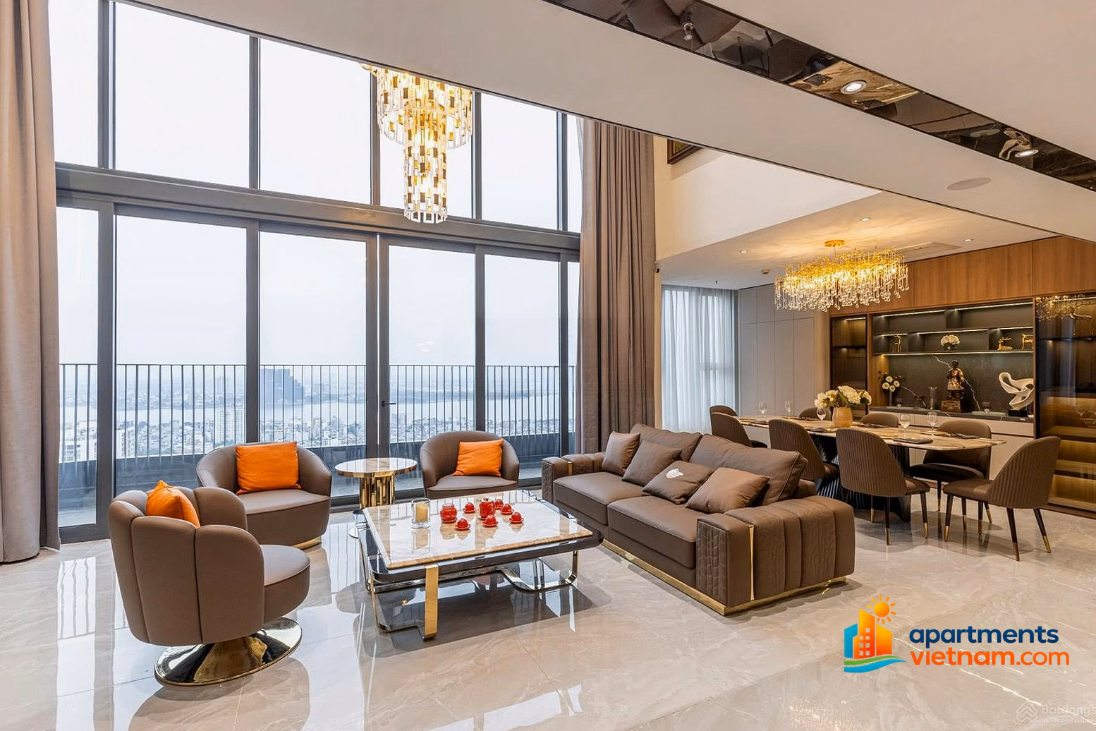 Vip goods! Vin Metropolis Luxury Penthouse CC 29 Lieu Giai Area: 271m², Price 70 Billion West Lake View