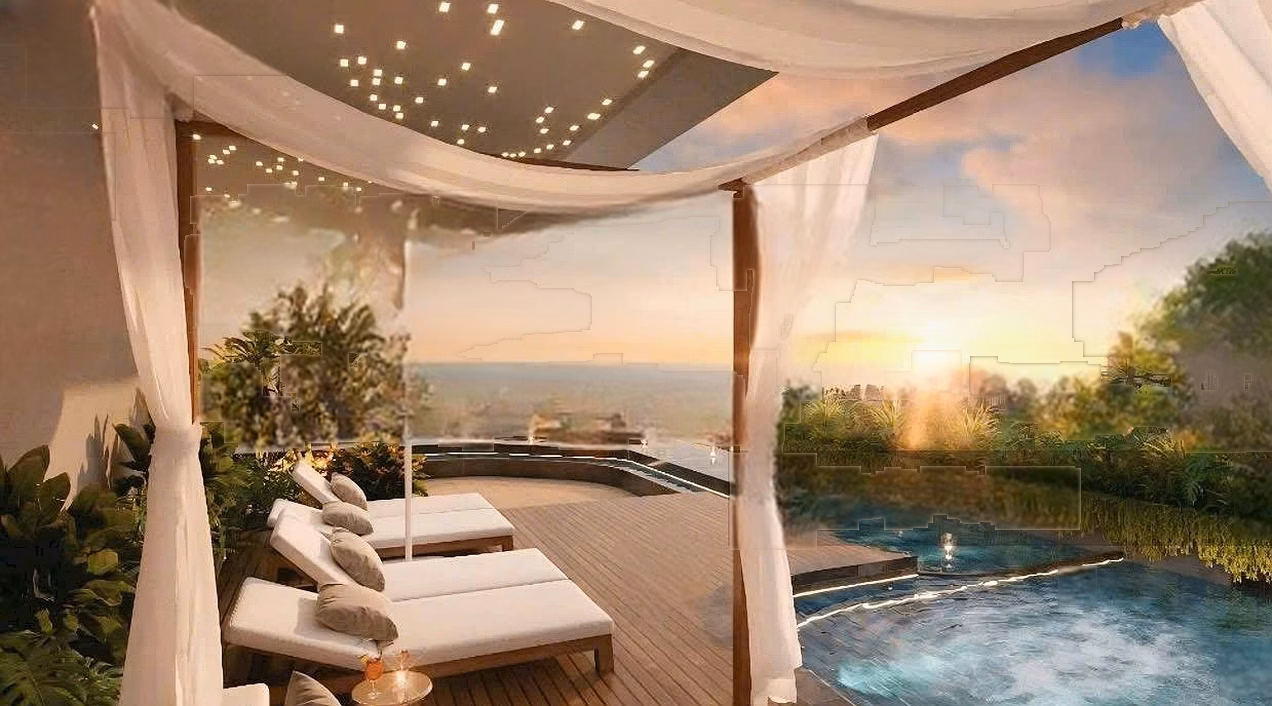 Good price 1 bedroom apartment right on Dragon Bridge - balcony with beautiful fireworks and sea view