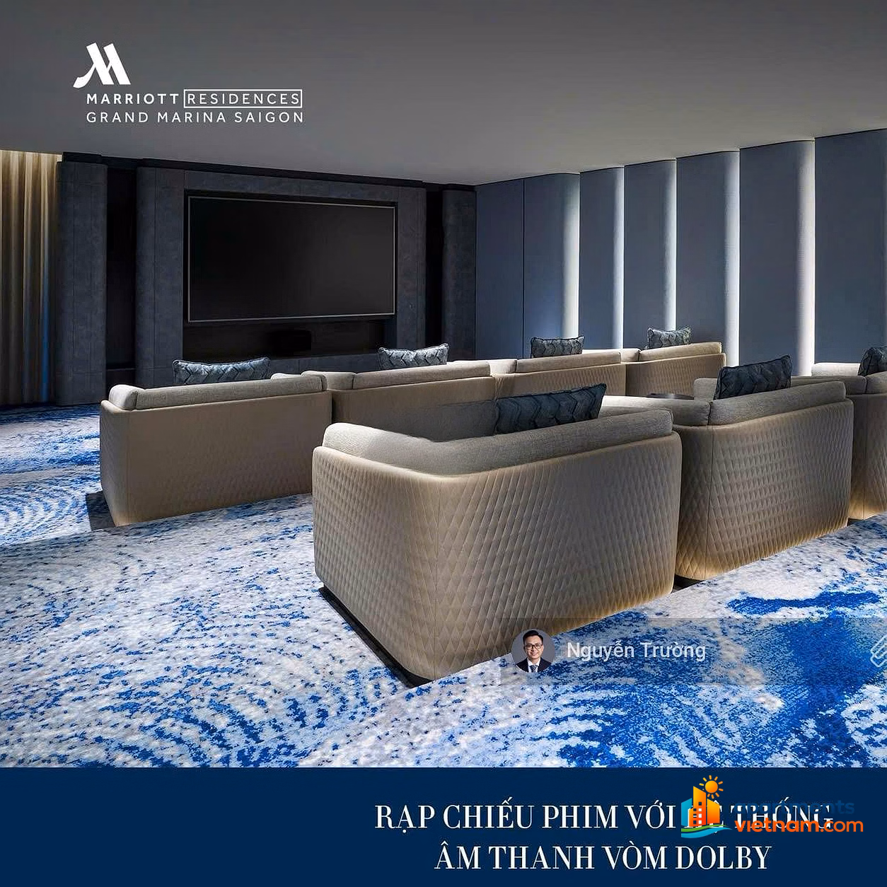 Hold the full shopping cart for rent at Grand Marina SaiGon 1BR-2BR-3BR. Office at the project supports 24/7