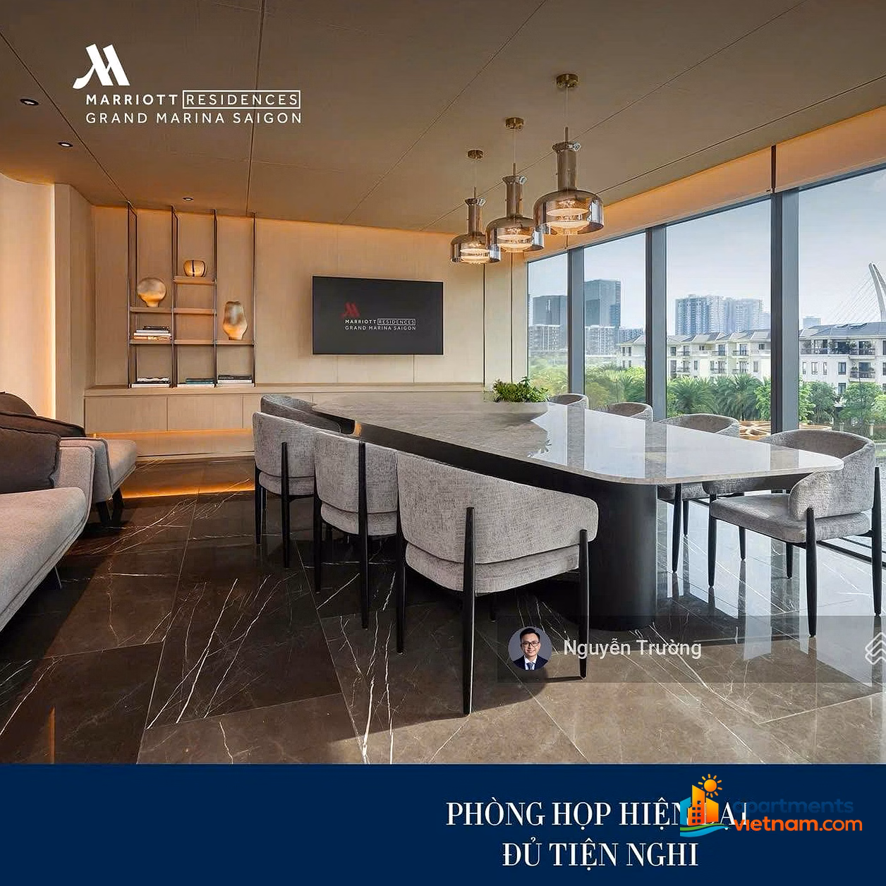 Hold the full shopping cart for rent at Grand Marina SaiGon 1BR-2BR-3BR. Office at the project supports 24/7