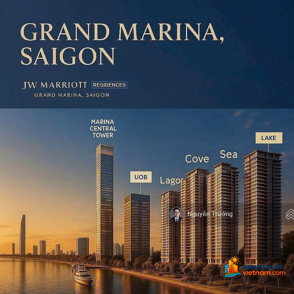 Hold the full shopping cart for rent at Grand Marina SaiGon 1BR-2BR-3BR. Office at the project supports 24/7