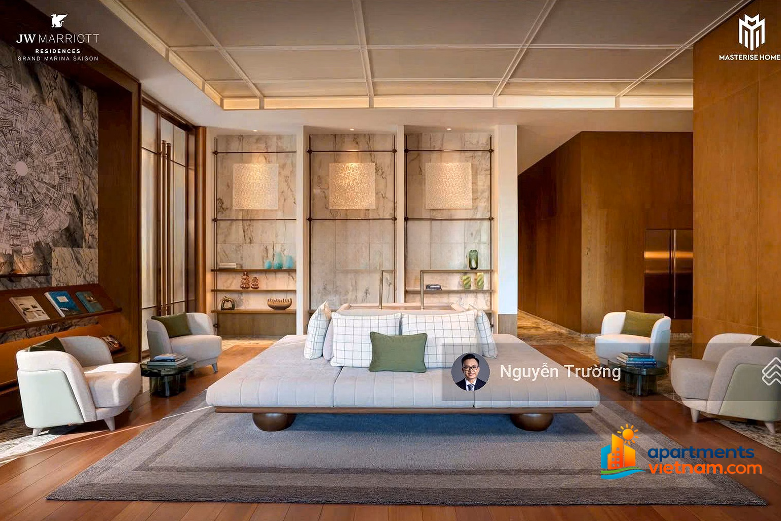 Hold the full shopping cart for rent at Grand Marina SaiGon 1BR-2BR-3BR. Office at the project supports 24/7