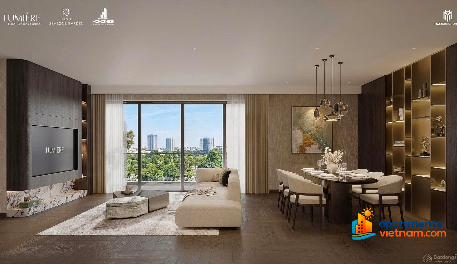 Fund of 8 beautiful Hanoi Seasons Garden apartments - best price, deposit up to 19.8%, loan LS0% for 36 months, deposit 500 million