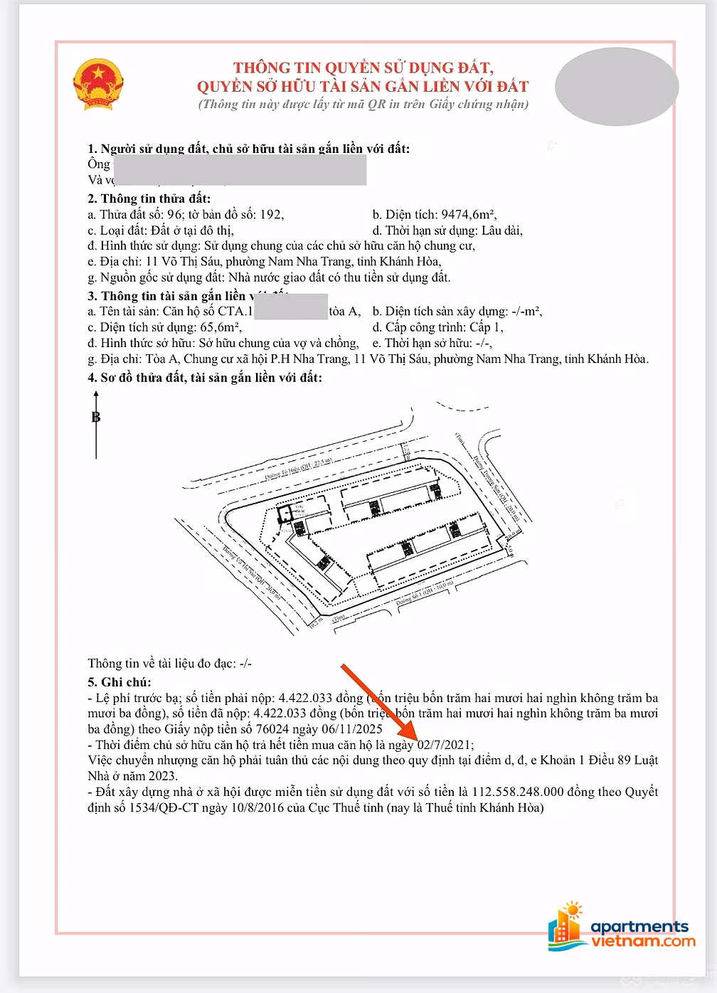 Selling Apartment Corner 2 Outdoor Balcony, Sea View and River View, with Free Trading Book
