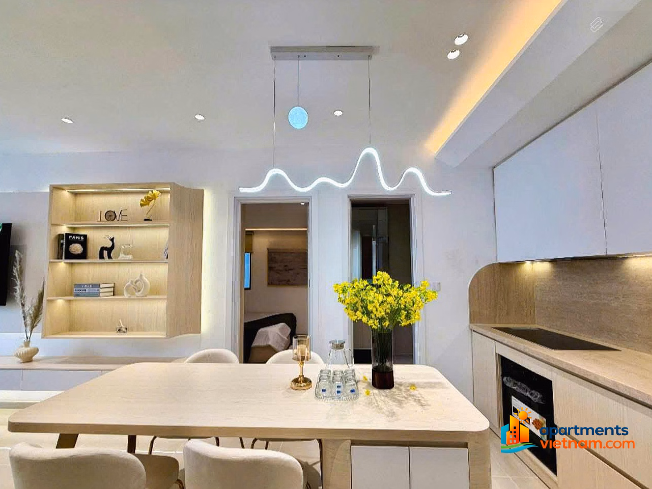 The owner wants to sell a 2-bedroom apartment in OC3 building, Muong Thanh Vien Trieu, Nha Trang, priced at only 3.6 billion