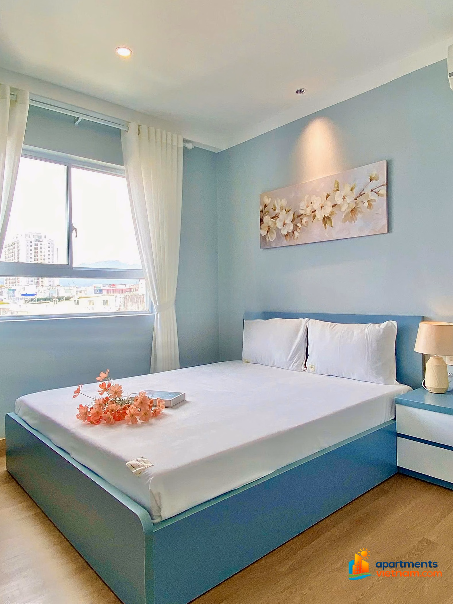 Selling 2-bedroom corner apartment CT1 VCN Phuoc Hai with garden view. 2nd floor (actually 4th floor)