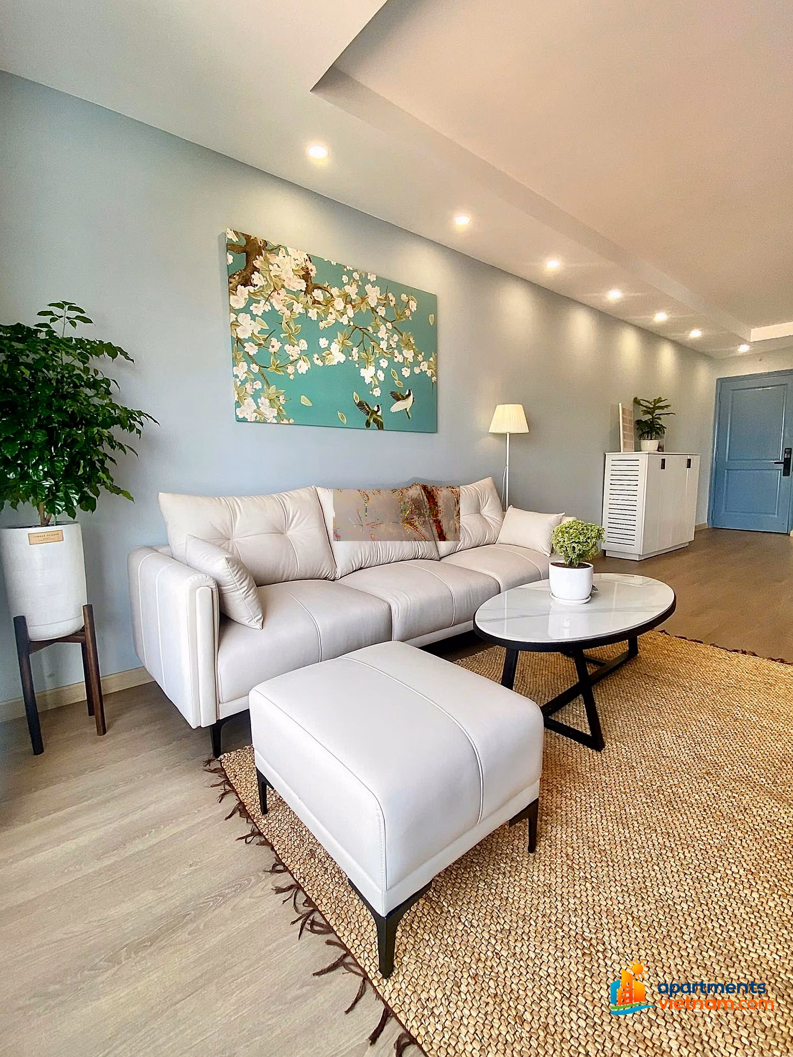 Selling 2-bedroom corner apartment CT1 VCN Phuoc Hai with garden view. 2nd floor (actually 4th floor)