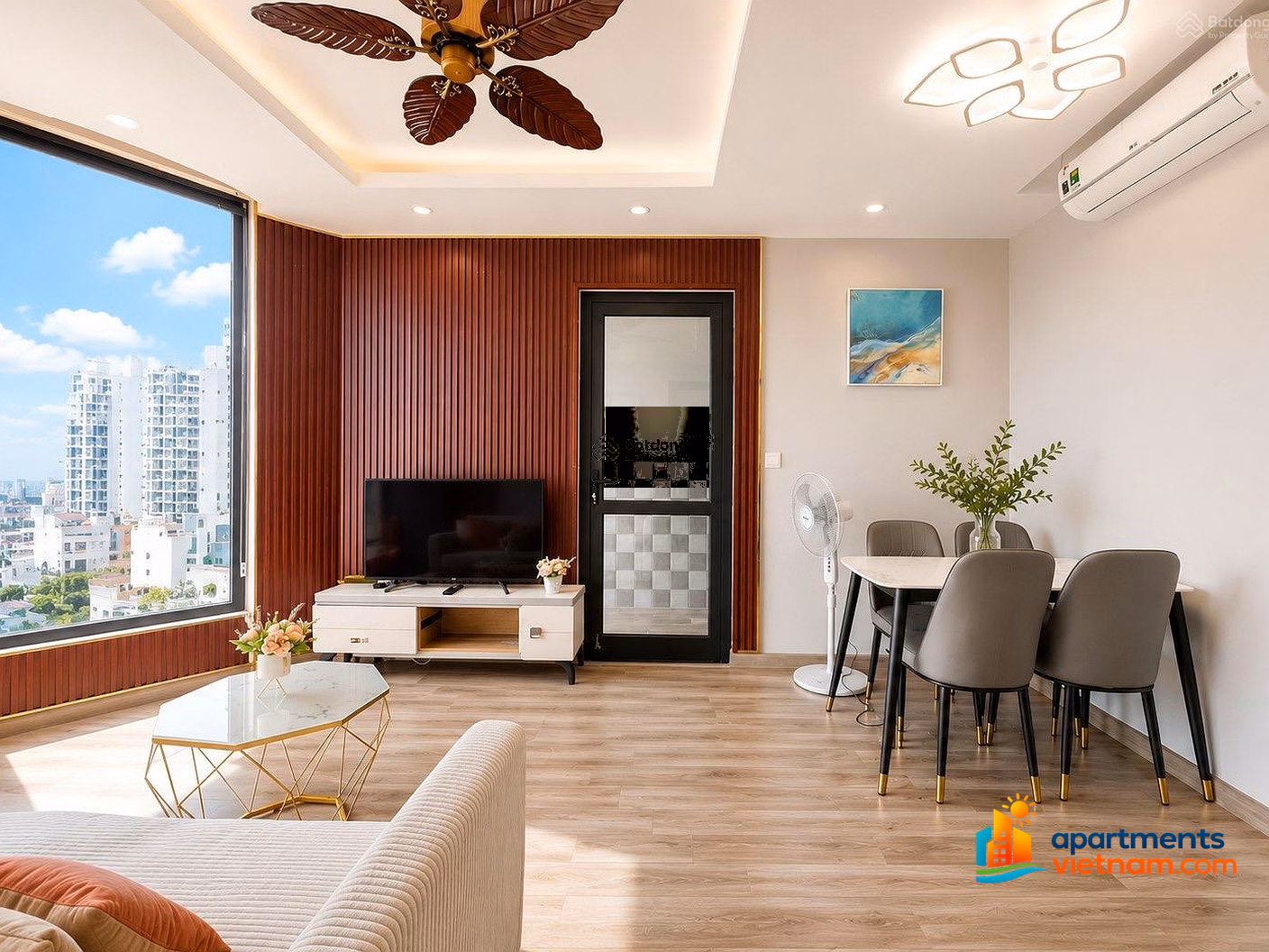 CC for rent at HUD Building Nha Trang, good price, nice view, 60m2, 2 bedrooms, 2 bathrooms