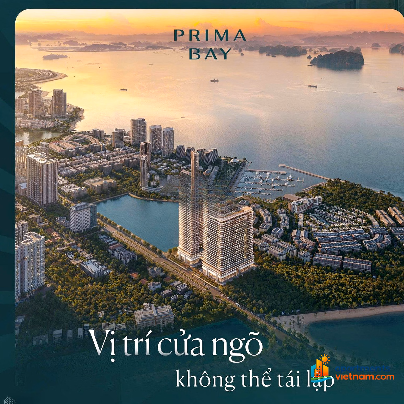 Selling studio beach apartment in Ha Long Prima Bay, long term, full price 1.3 billion (capital only 500 million)