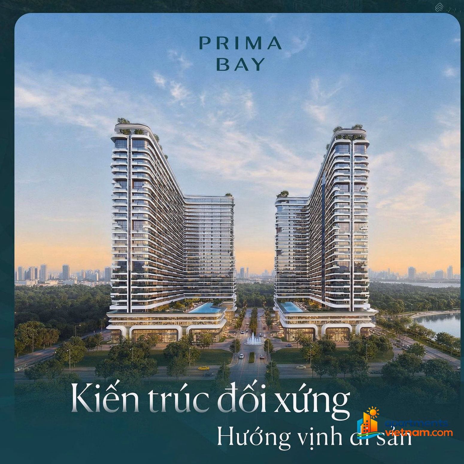 Prima Bay Ha Long 2-bedroom apartment for sale, area 59m, beautiful view, area 59m2, long-term land use, price only 2.78 billion