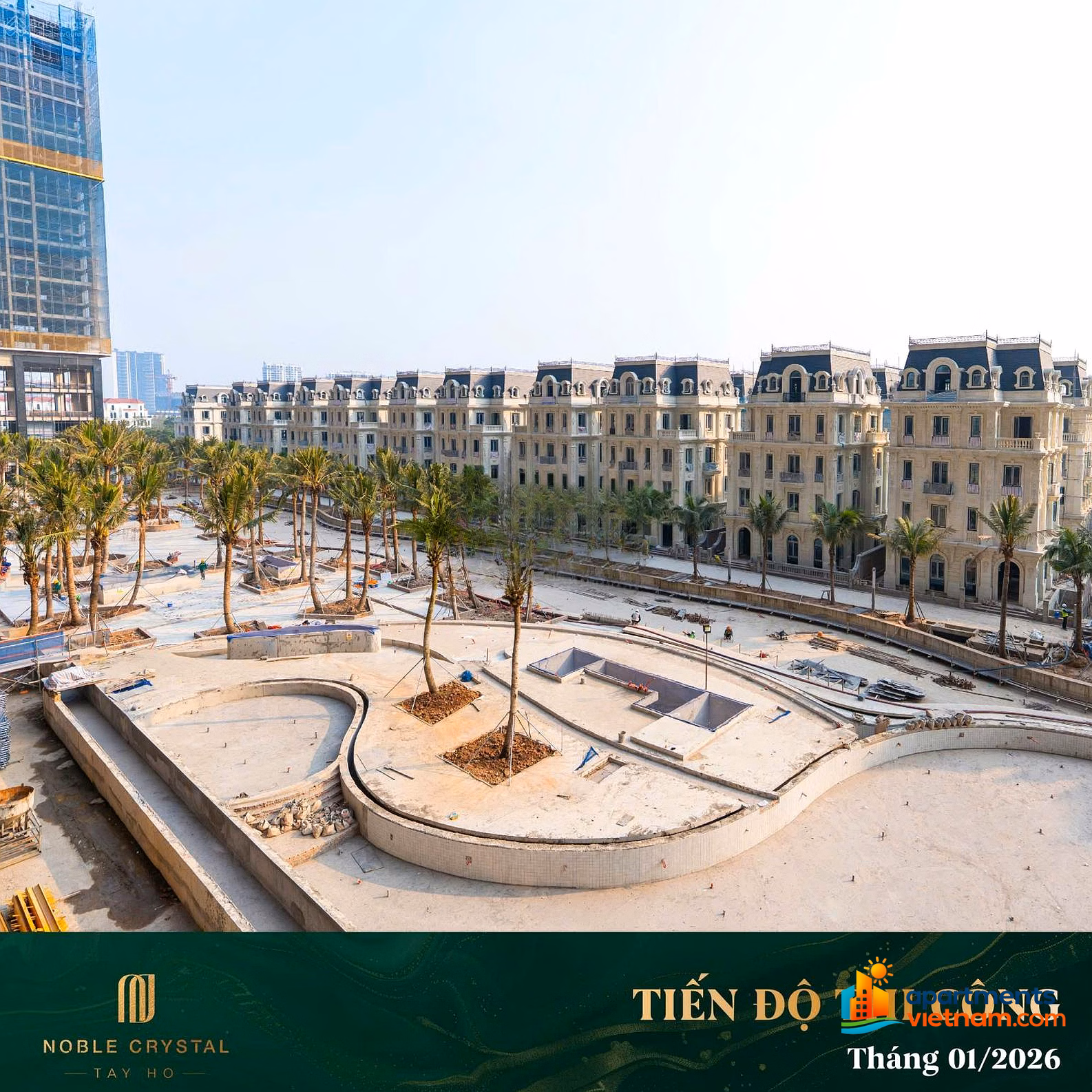 Duplex Ciputra Tay Ho core apartment priced from 170 million/m2 - With garden, swimming pool - Receiving house in June 2027