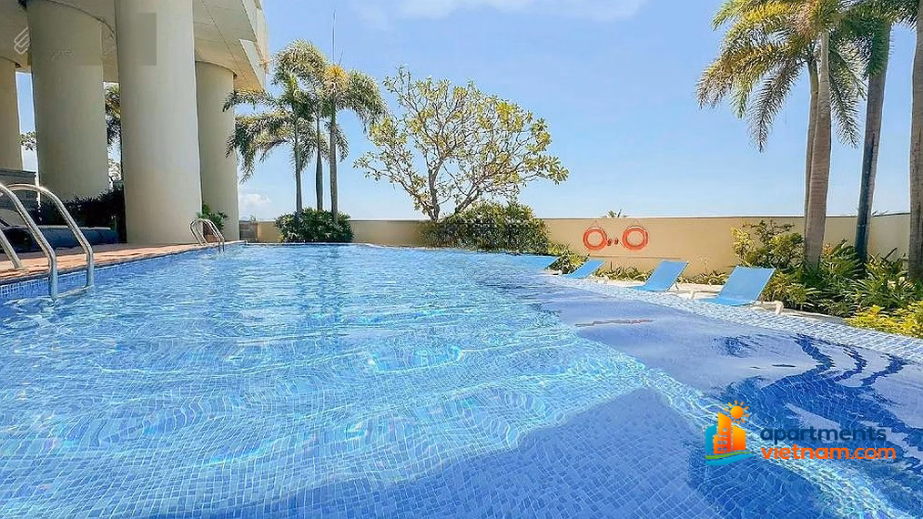 There is only 2 bedroom apartment in Costa Nha Trang building, priced at only 7.7 billion, fully furnished, with pink book