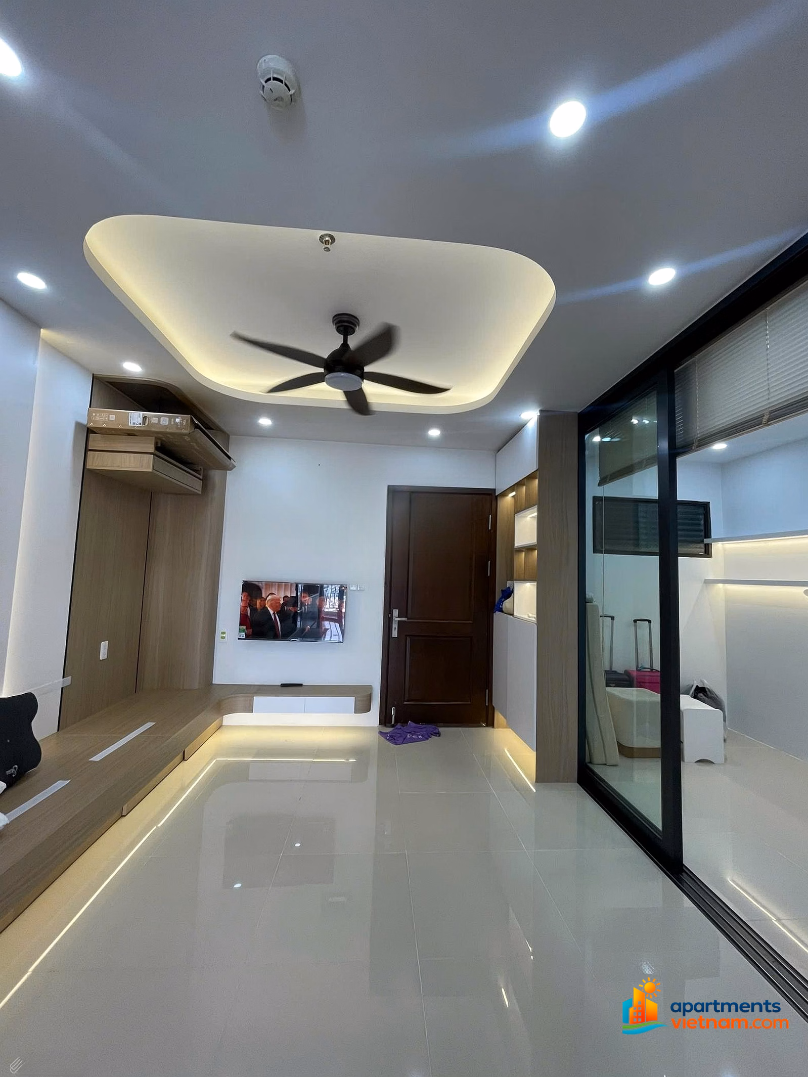 CT2-VCN Phuoc Hai apartment for sale, 2 bedrooms, 1 bathroom, fully furnished, long-term pink book.