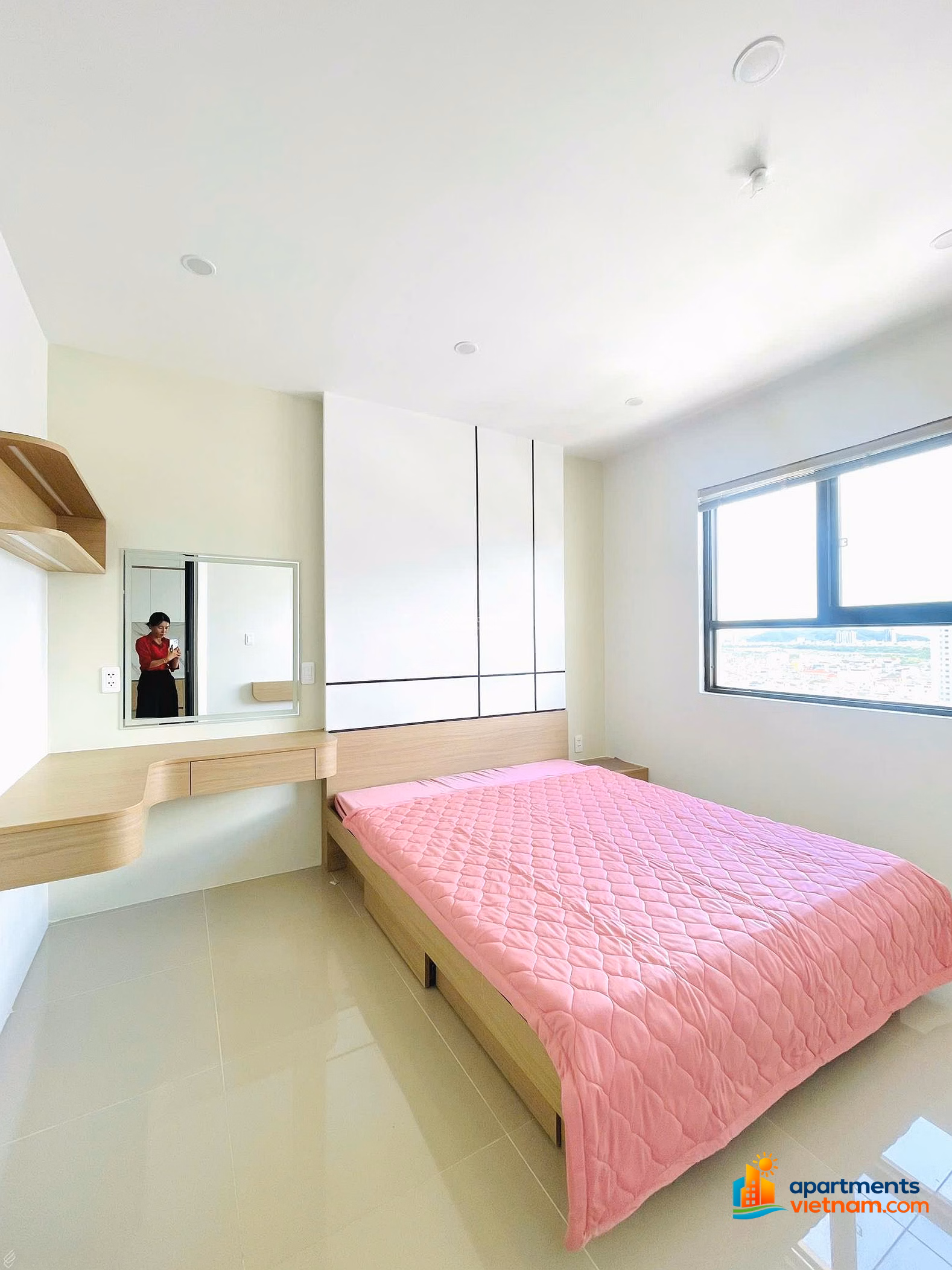 CT2-VCN Phuoc Hai apartment for sale, 2 bedrooms, 1 bathroom, fully furnished, long-term pink book
